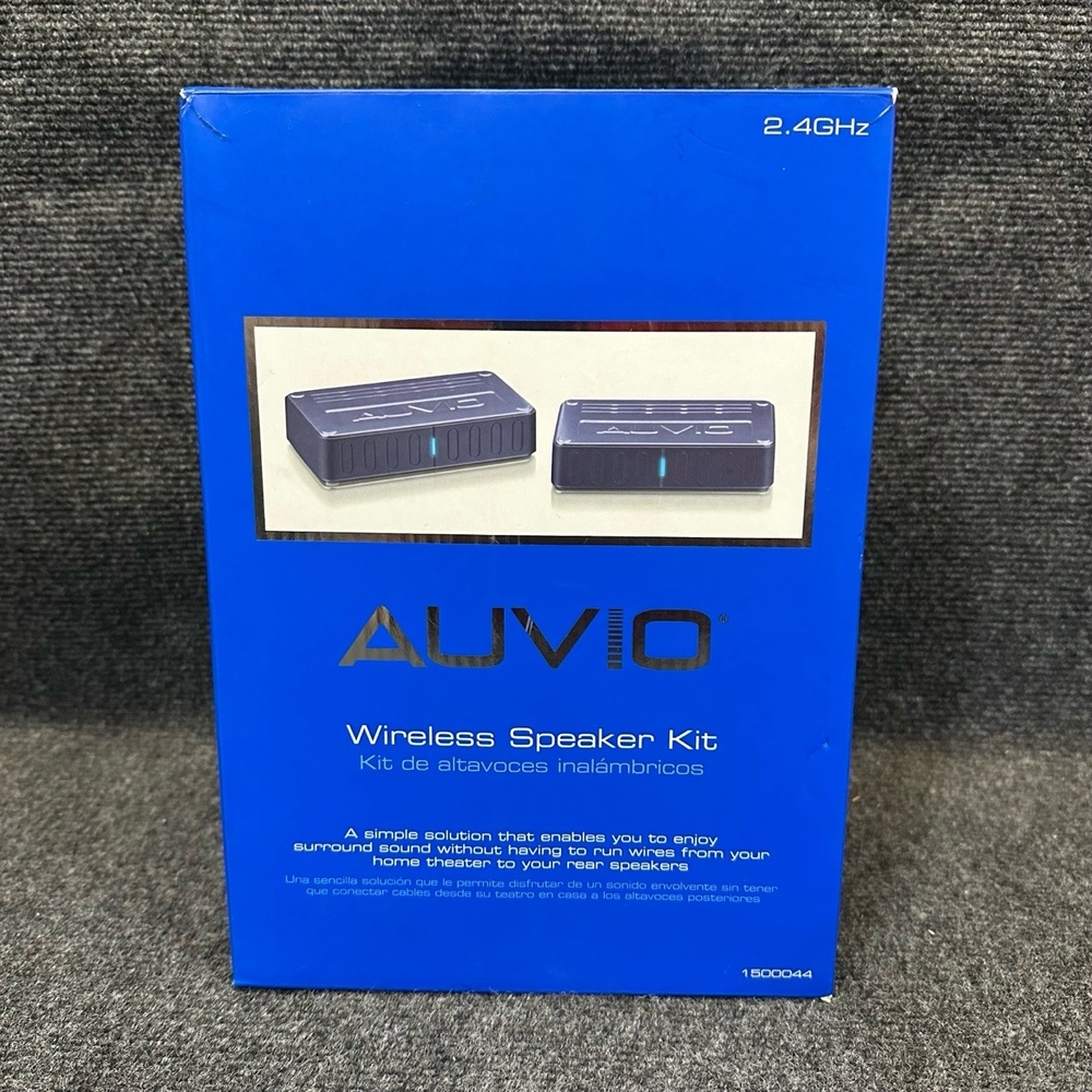 NIOB AUVIO 1500044 Wireless Speaker Kit 2.4GHz Speaker Receiver Transmitter